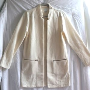 Ellison Cream colored Coatigan Blazer, Size M